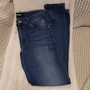 Express high rise ankle legging jean size 10 long